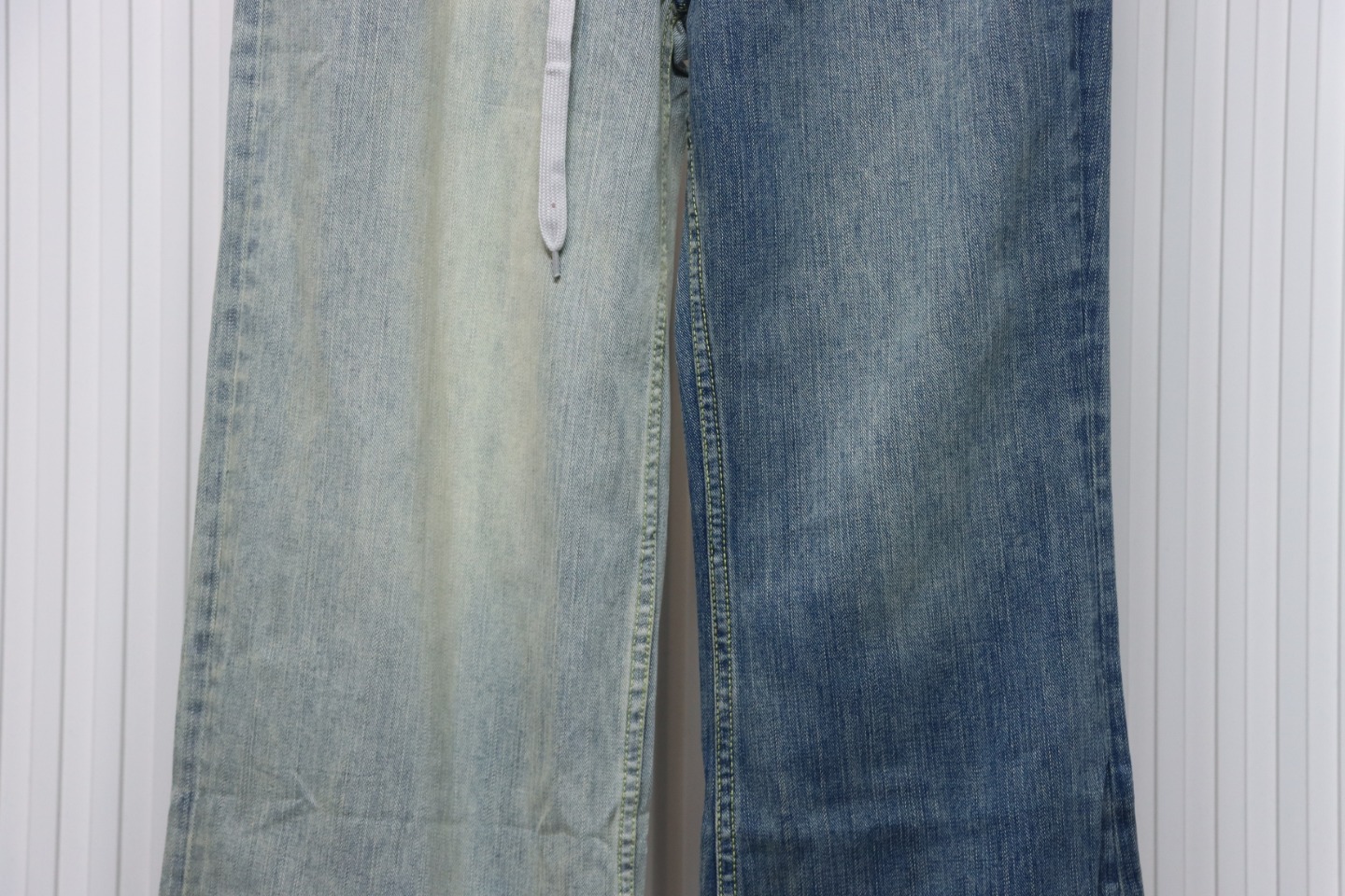 Balenciaga 24ss Autumn And Winter New Patchwork Denim Trousers