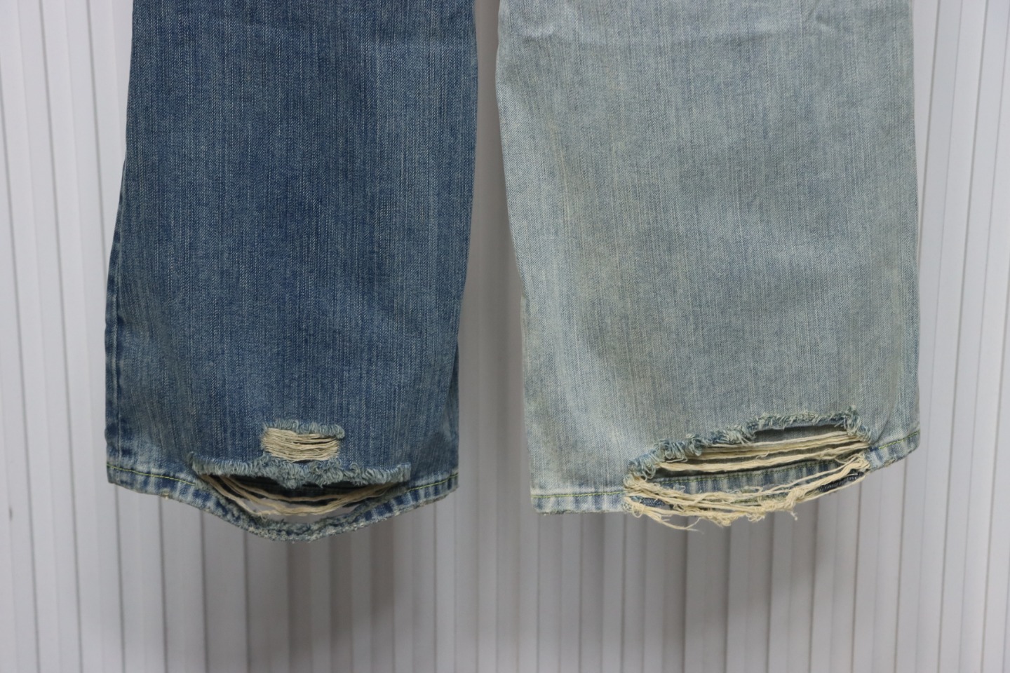 Balenciaga 24ss Autumn And Winter New Patchwork Denim Trousers