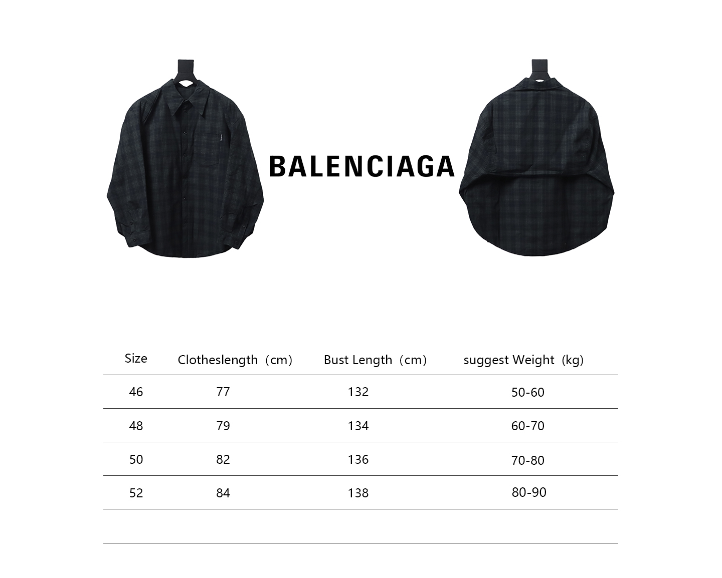 Balenciaga 24SS Detachable Oversized Deconstructed Two-Piece Shirt Jacket