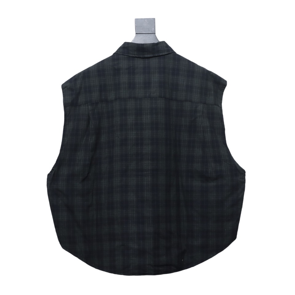 Balenciaga 24SS Detachable Oversized Deconstructed Two-Piece Shirt Jacket