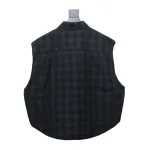 Balenciaga 24SS Detachable Oversized Deconstructed Two-Piece Shirt Jacket