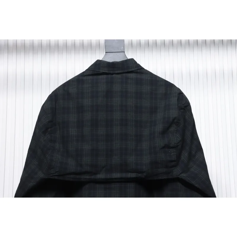 Balenciaga 24SS Detachable Oversized Deconstructed Two-Piece Shirt Jacket