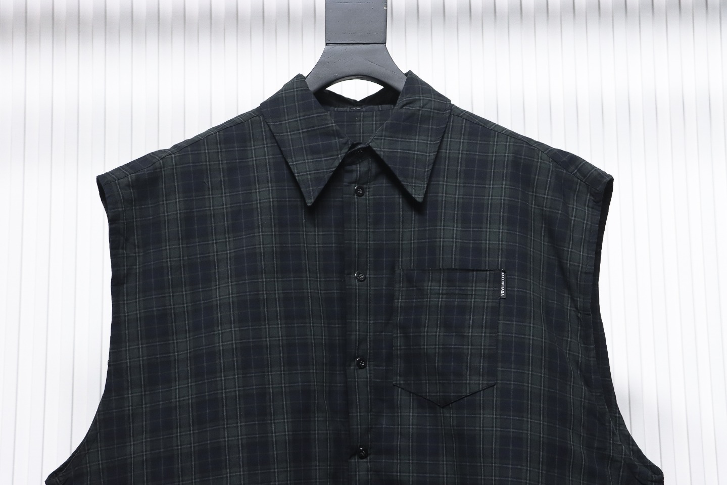 Balenciaga 24SS Detachable Oversized Deconstructed Two-Piece Shirt Jacket