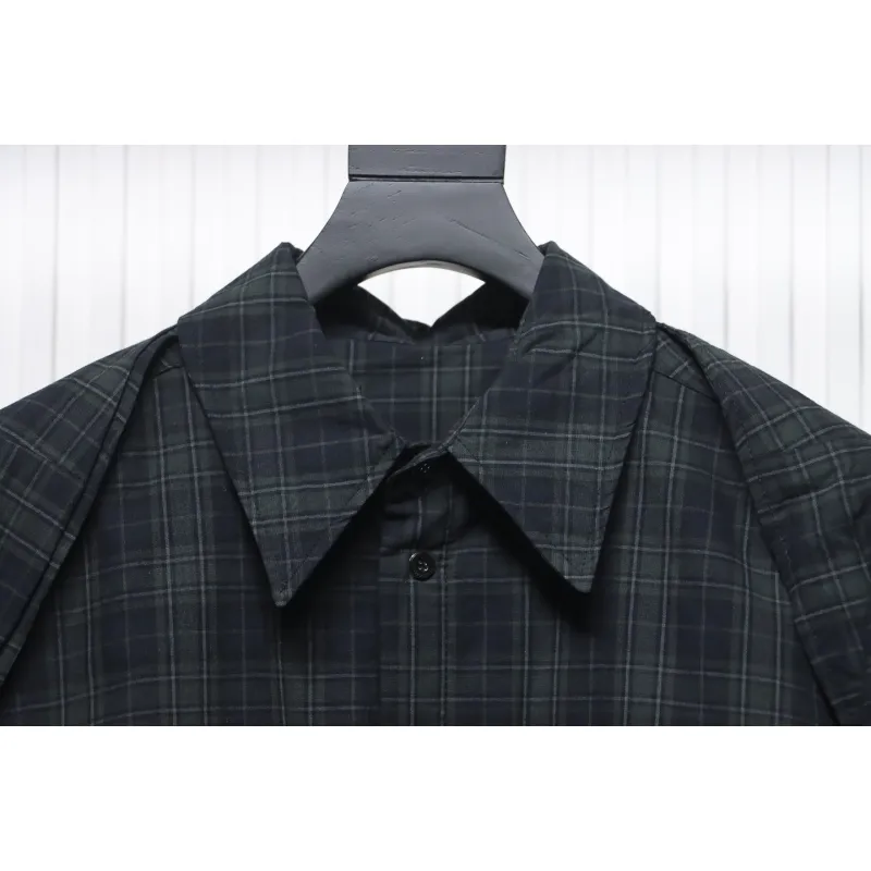 Balenciaga 24SS Detachable Oversized Deconstructed Two-Piece Shirt Jacket