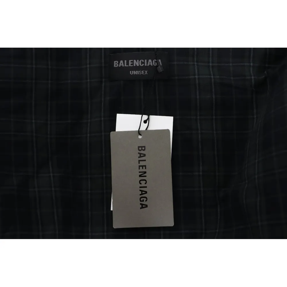 Balenciaga 24SS Detachable Oversized Deconstructed Two-Piece Shirt Jacket