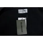 Balenciaga 24ss Letter Hot Rhinestone Washed Denim Jacket