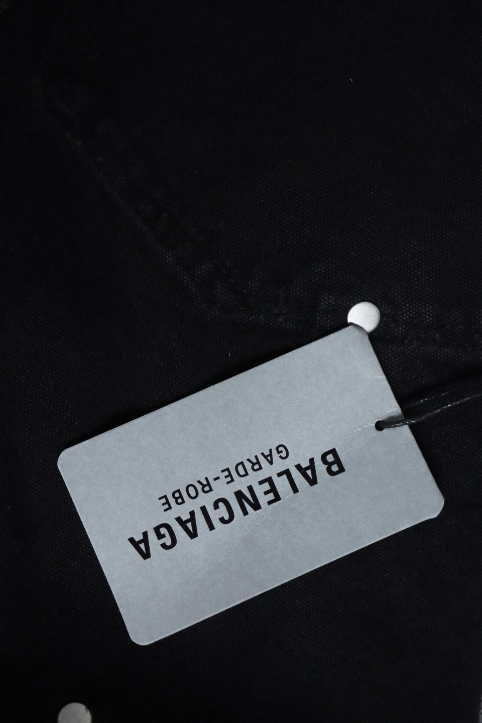 Balenciaga 24ss Pocket Worn Holes Distressed Patchwork Denim Trousers