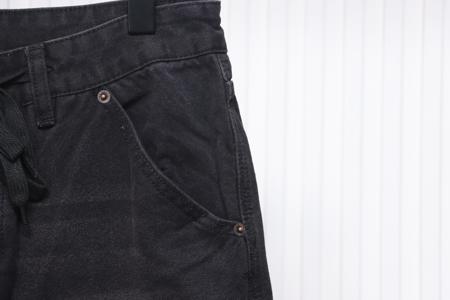 Balenciaga 24ss Pocket Worn Holes Distressed Patchwork Denim Trousers