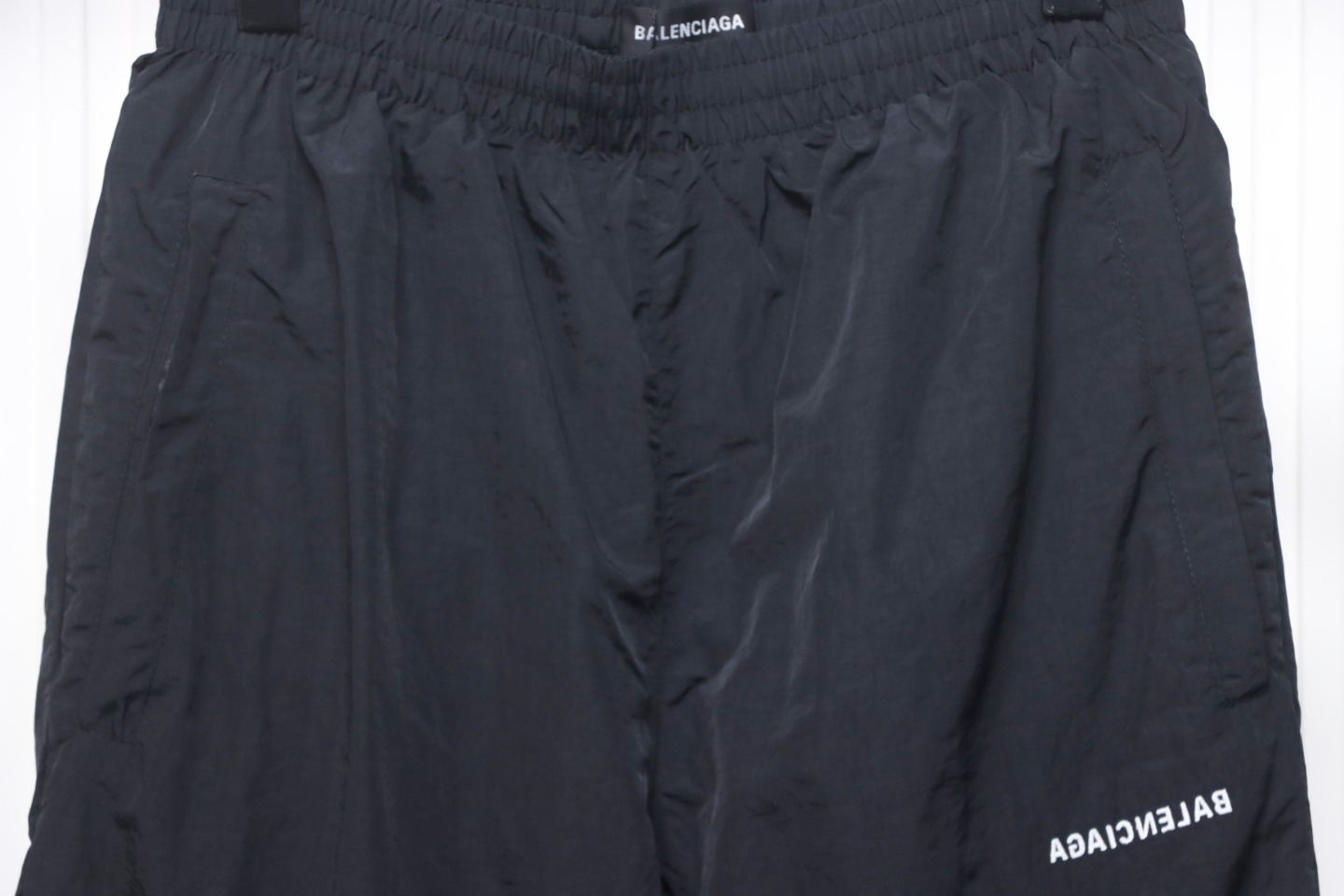Balenciaga 24SS Reverse Lettering Trousers