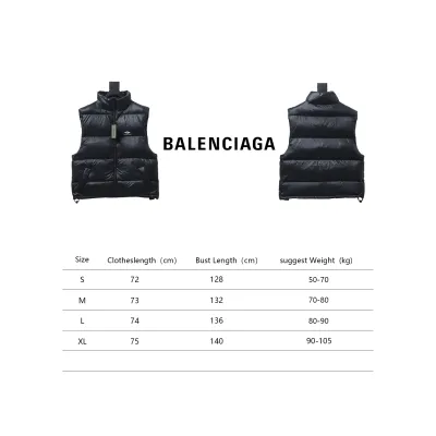 Balenciaga 3B Ski Down Vest Black 02