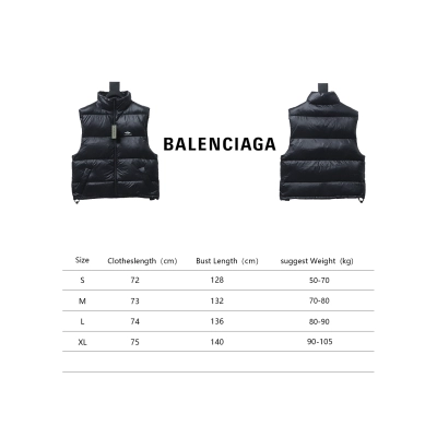 Balenciaga 3B Ski Down Vest Black 02