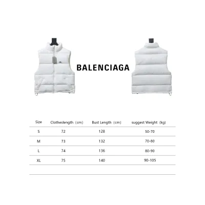 Balenciaga 3B Ski Down Vest White 02