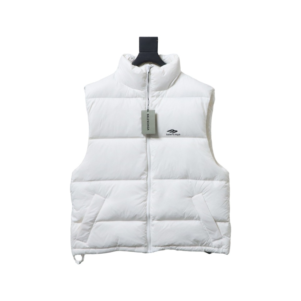 Balenciaga 3B Ski Down Vest White