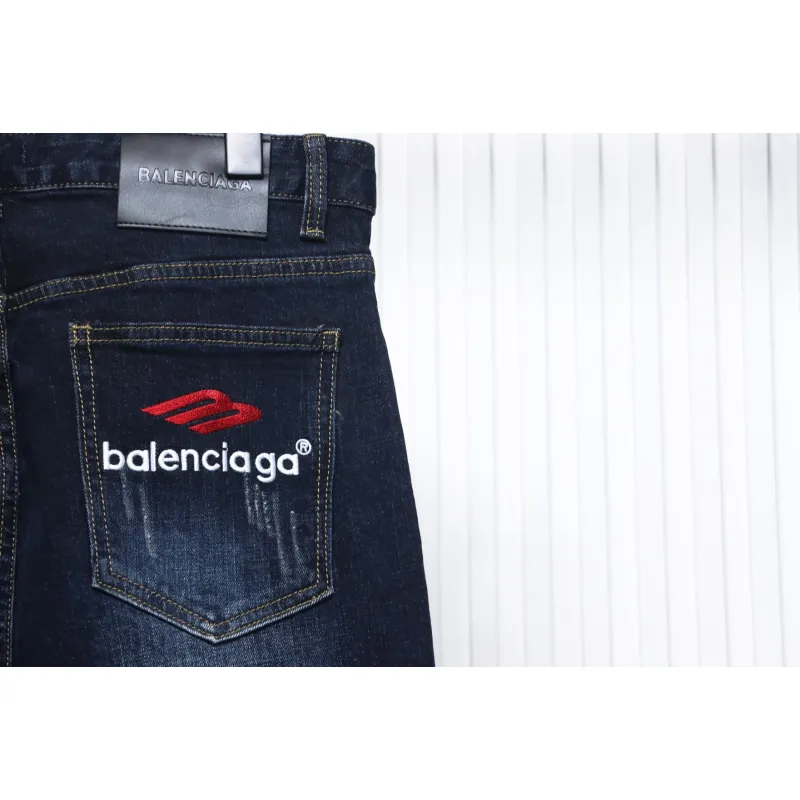 Balenciaga 3M Embroidered Logo Jeans