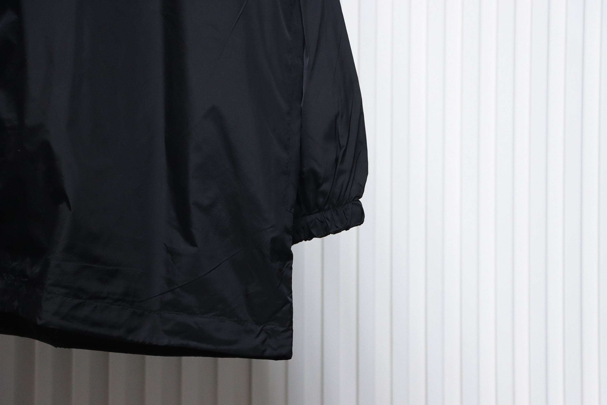 Balenciaga 57 Black And Blue Patchwork Slogan Jacket