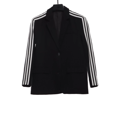 Balenciaga AD Solid Color Lapel Single-Breasted Suit Jacket 01