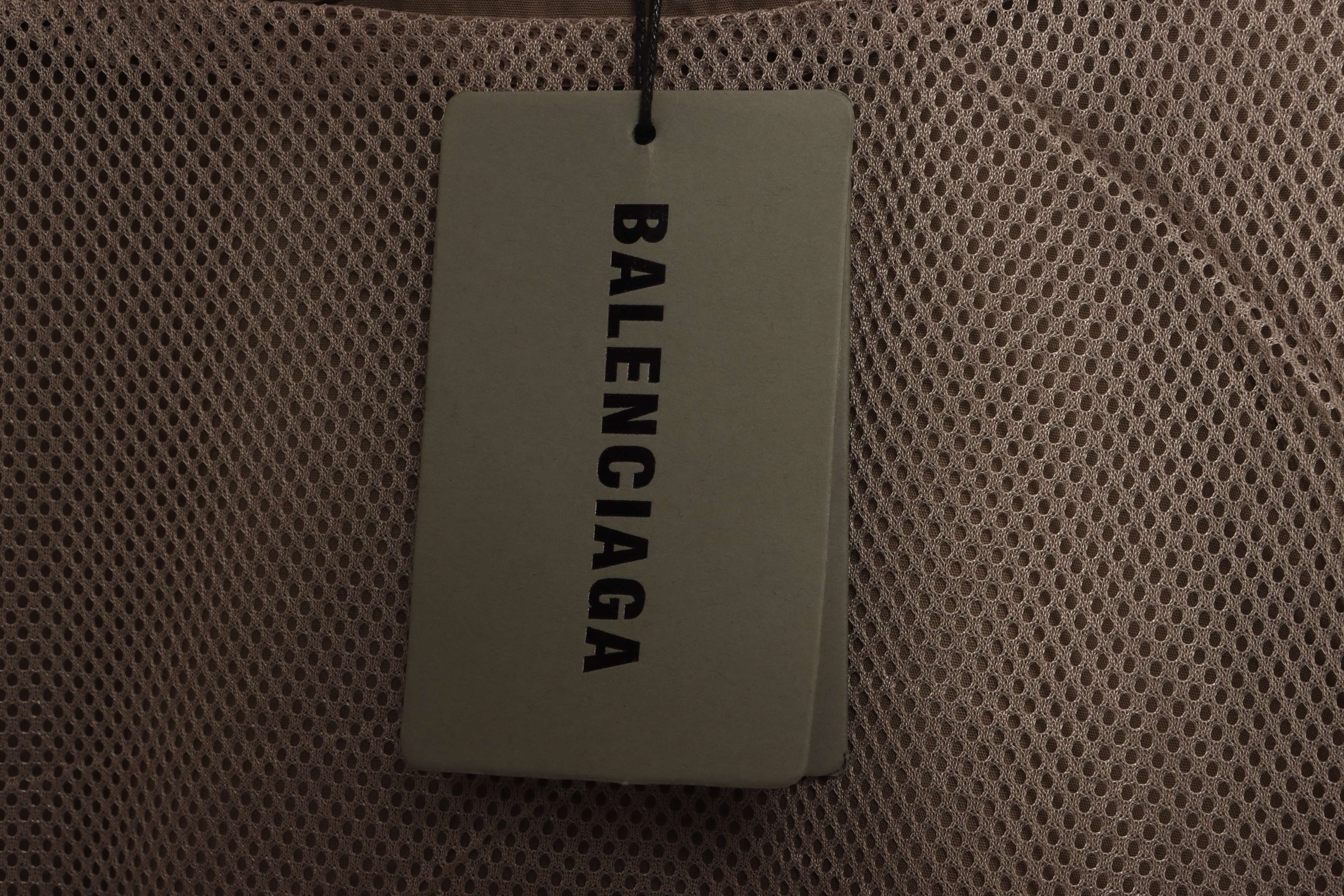 Balenciaga All Over Print Lock Button Monogram Jacket