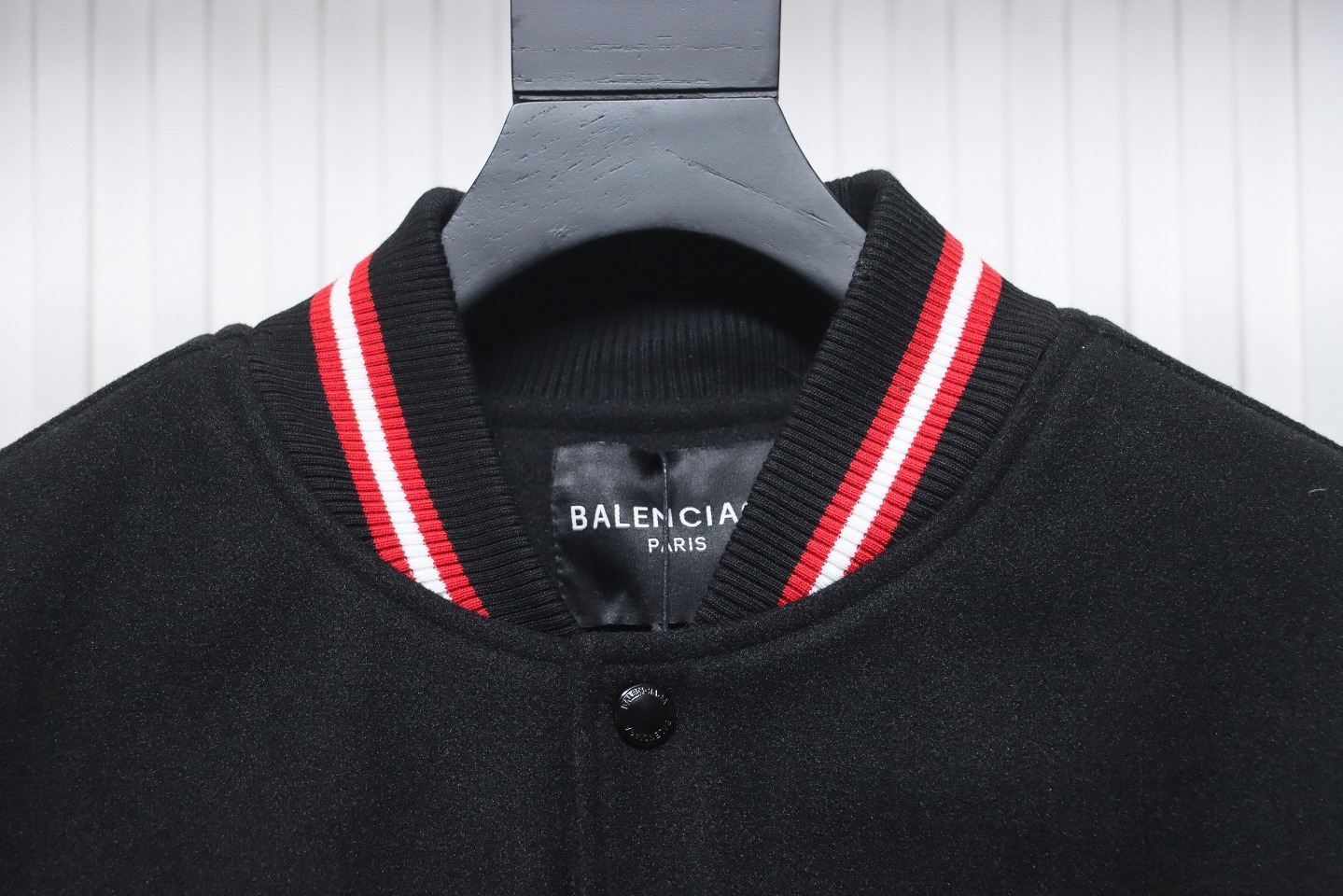 Balenciaga Alphabet Lock Embroidery Baseball Jacket