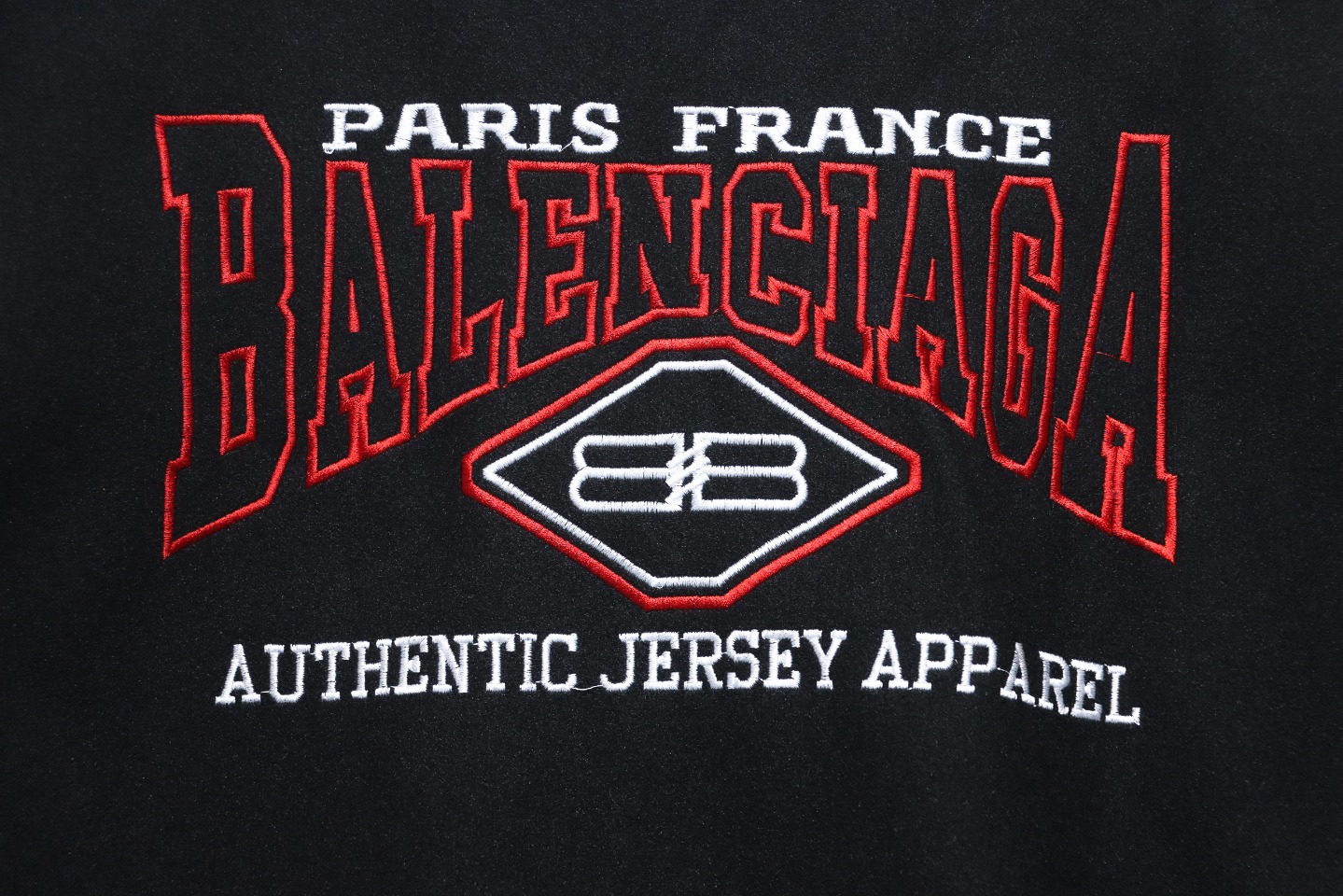 Balenciaga Alphabet Lock Embroidery Baseball Jacket