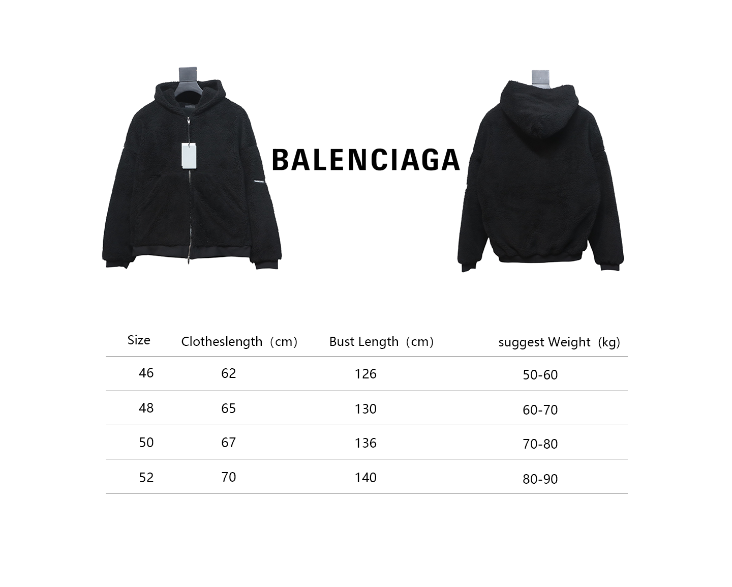 Balenciaga Armband Polar Fleece Jacket
