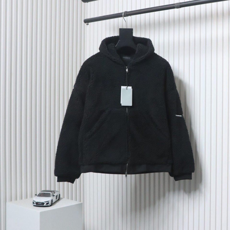 Balenciaga Armband Polar Fleece Jacket