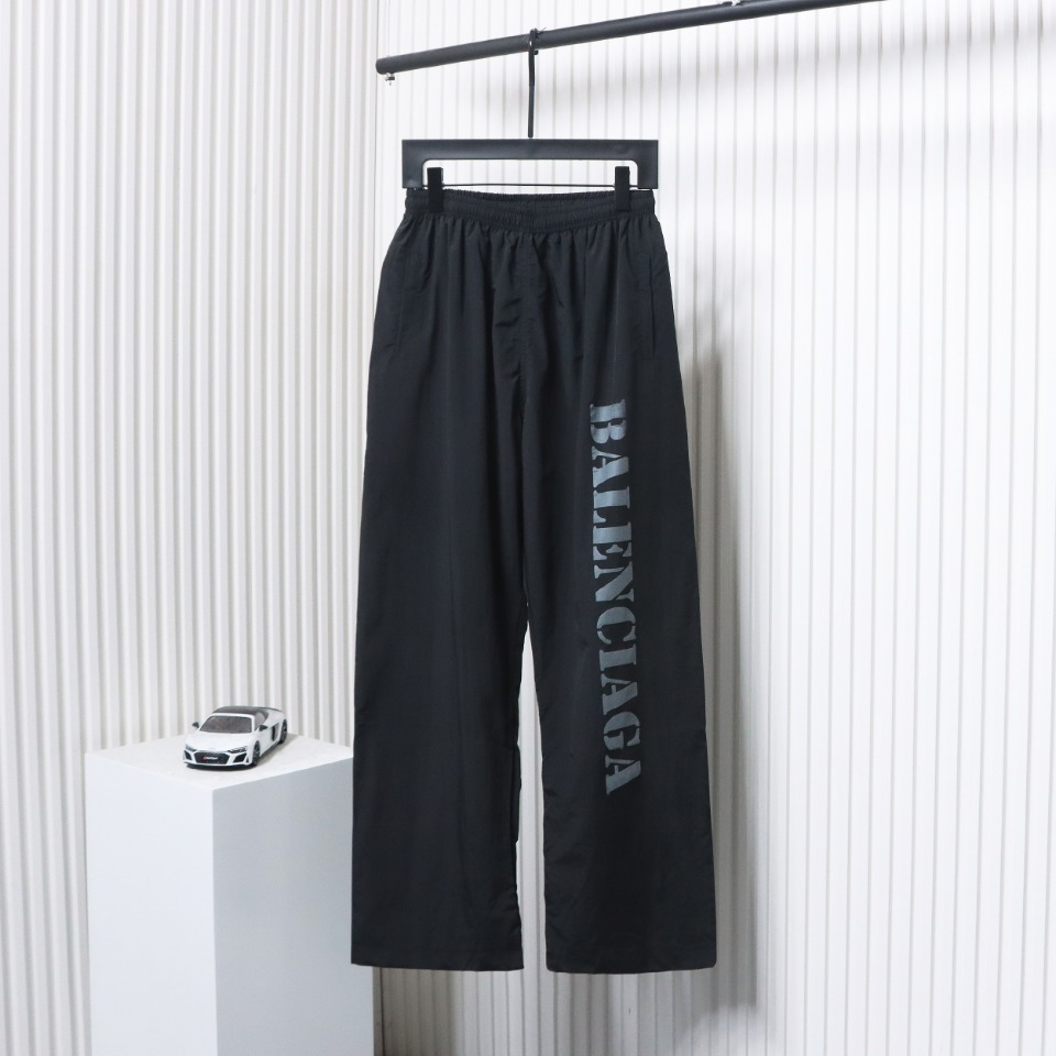 Balenciaga Blurred Letter Print Tracksuit Trousers