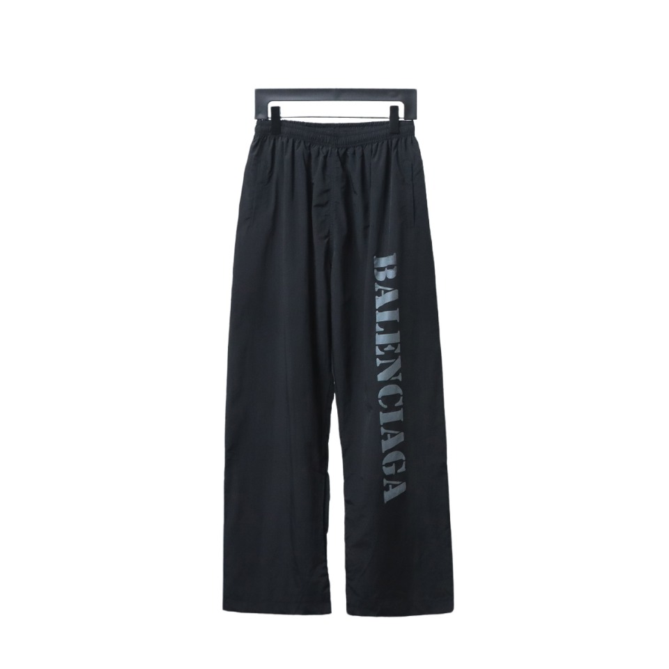 Balenciaga Blurred Letter Print Tracksuit Trousers