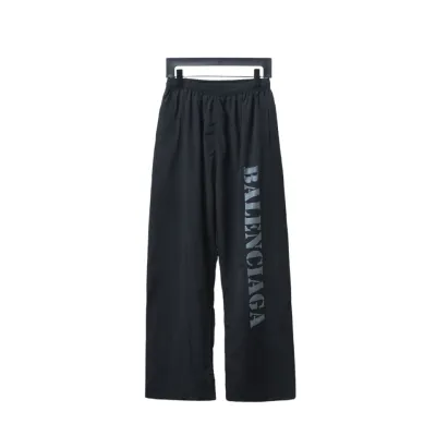 Balenciaga Blurred Letter Print Tracksuit Trousers 01