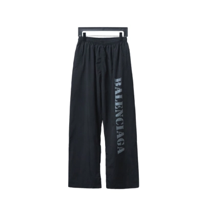 Balenciaga Blurred Letter Print Tracksuit Trousers 01
