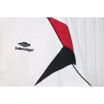 Balenciaga Catwalk 3B Red And White Splicing Sports Suit Jacket