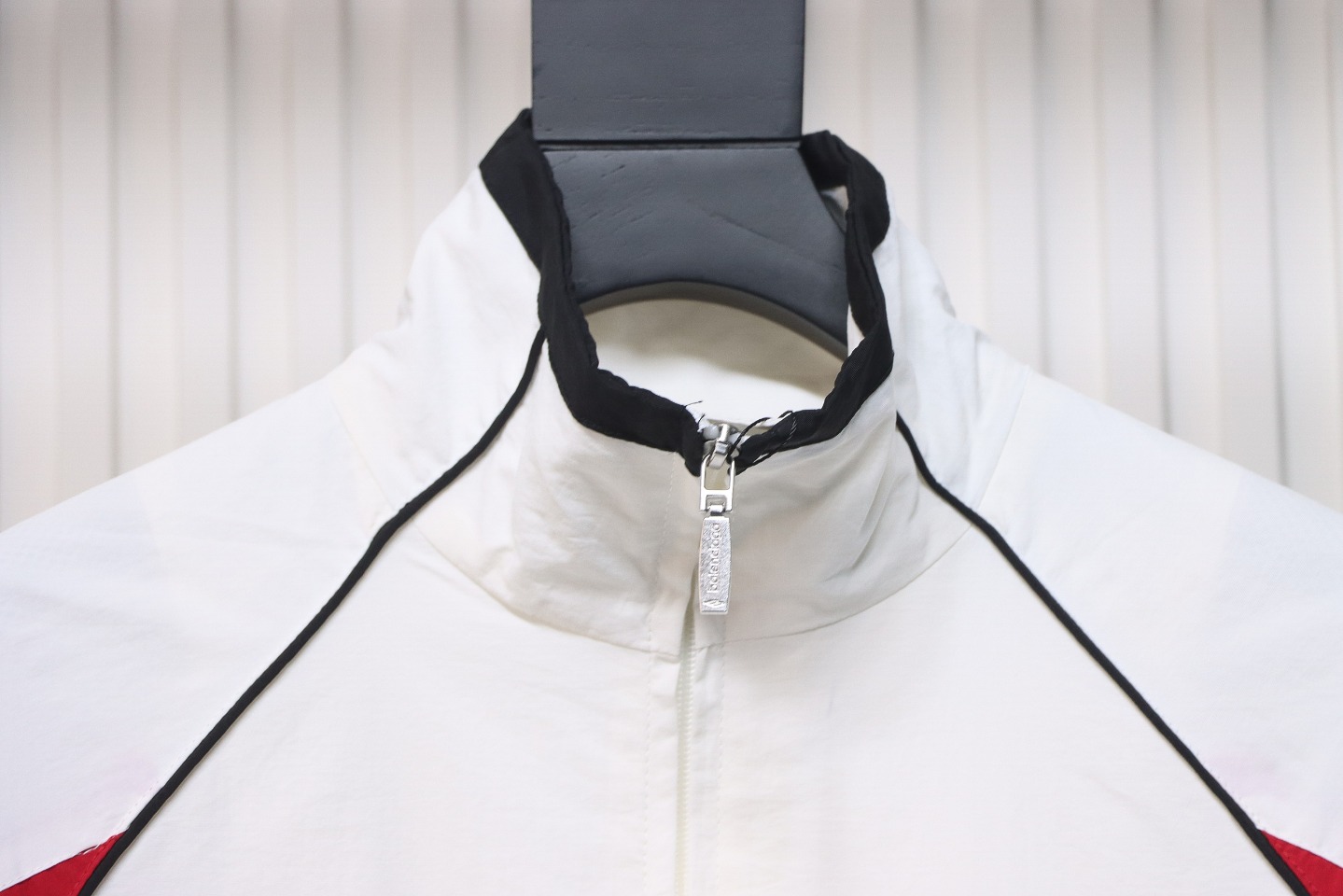 Balenciaga Catwalk 3B Red And White Splicing Sports Suit Jacket