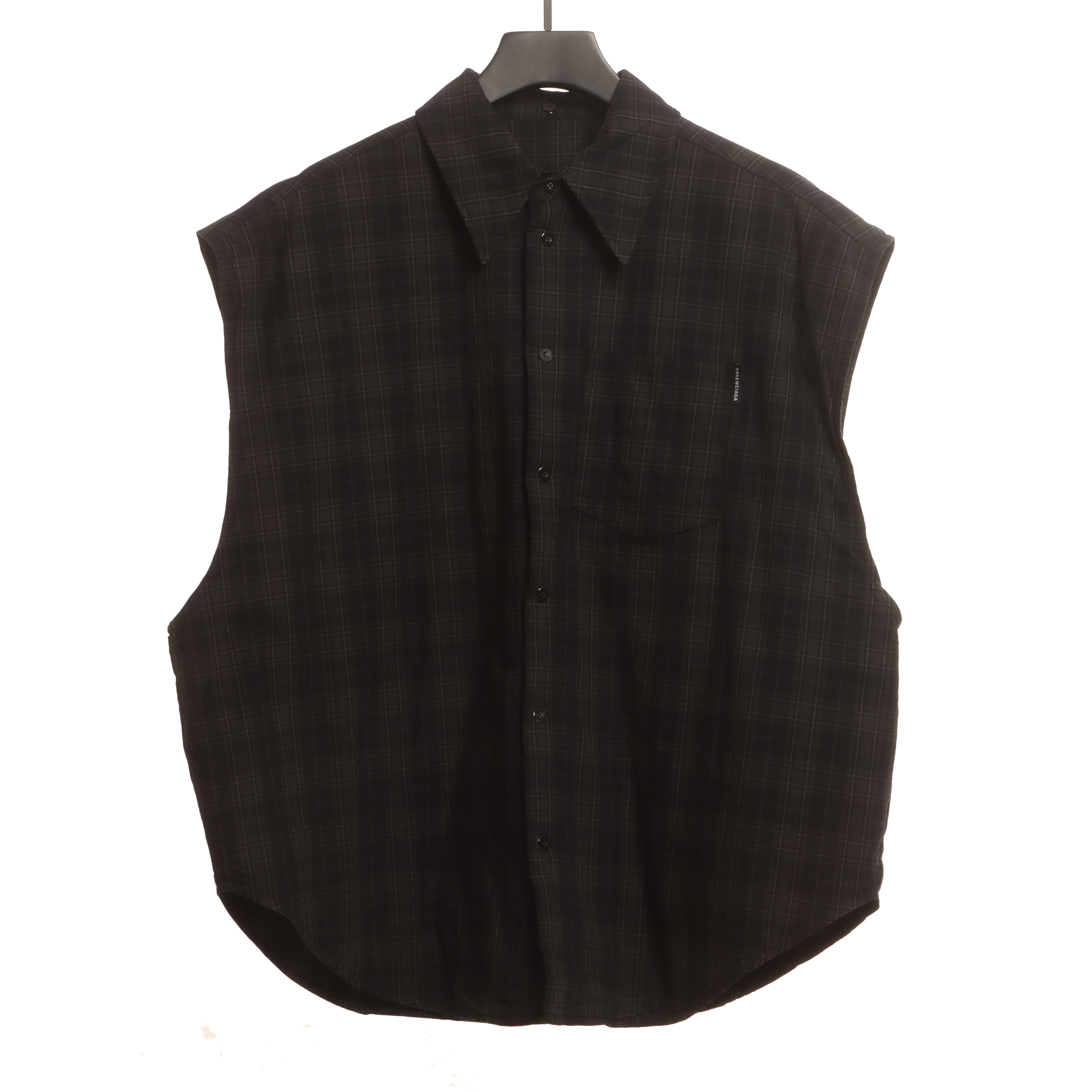 Balenciaga Check Detachable Jacket