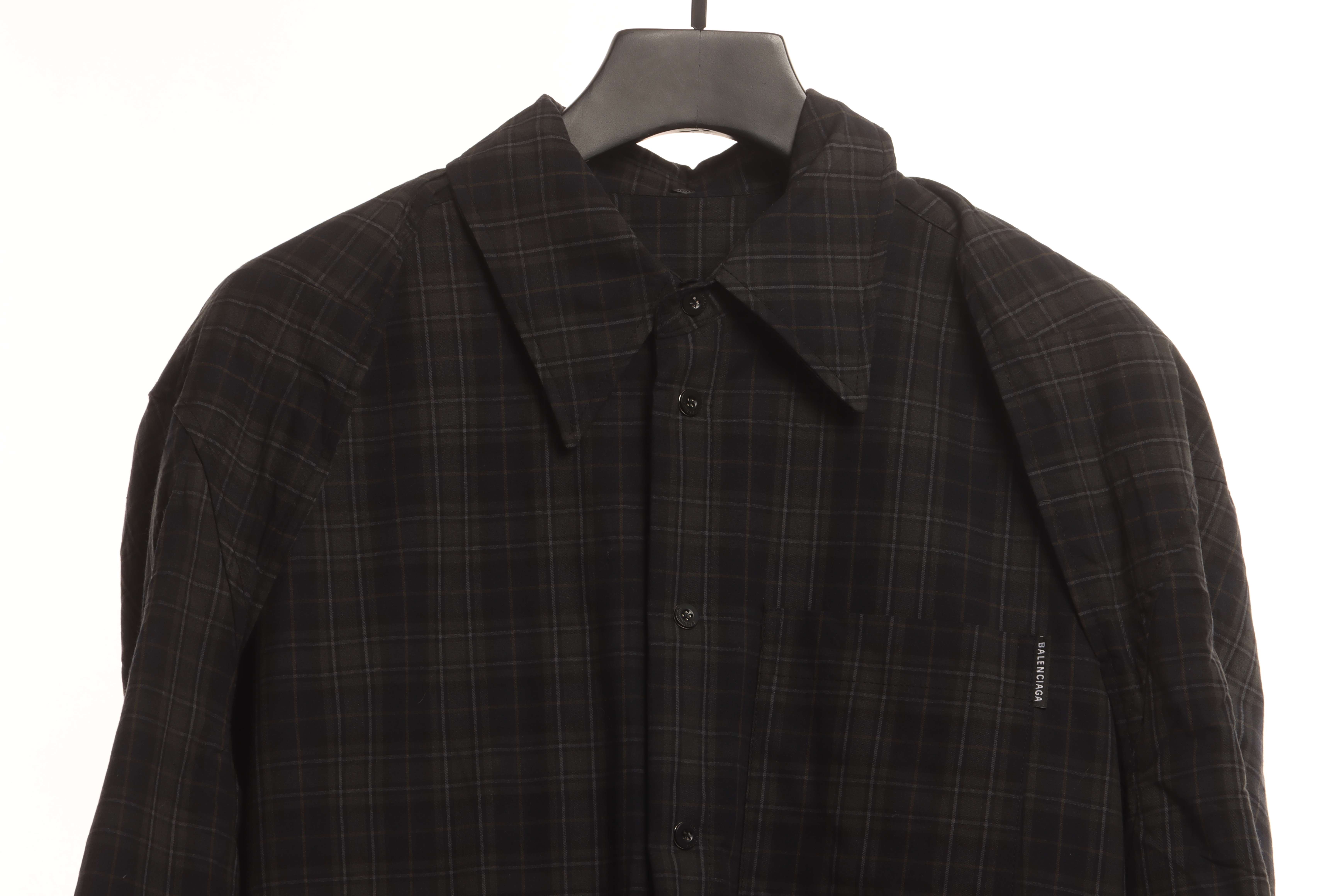 Balenciaga Check Detachable Jacket