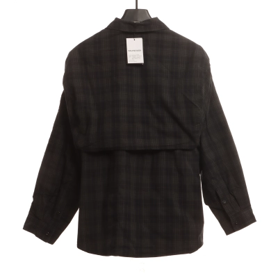 Balenciaga Check Detachable Jacket 02