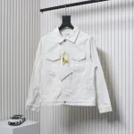 Balenciaga Classic Back Lettering Denim Jacket