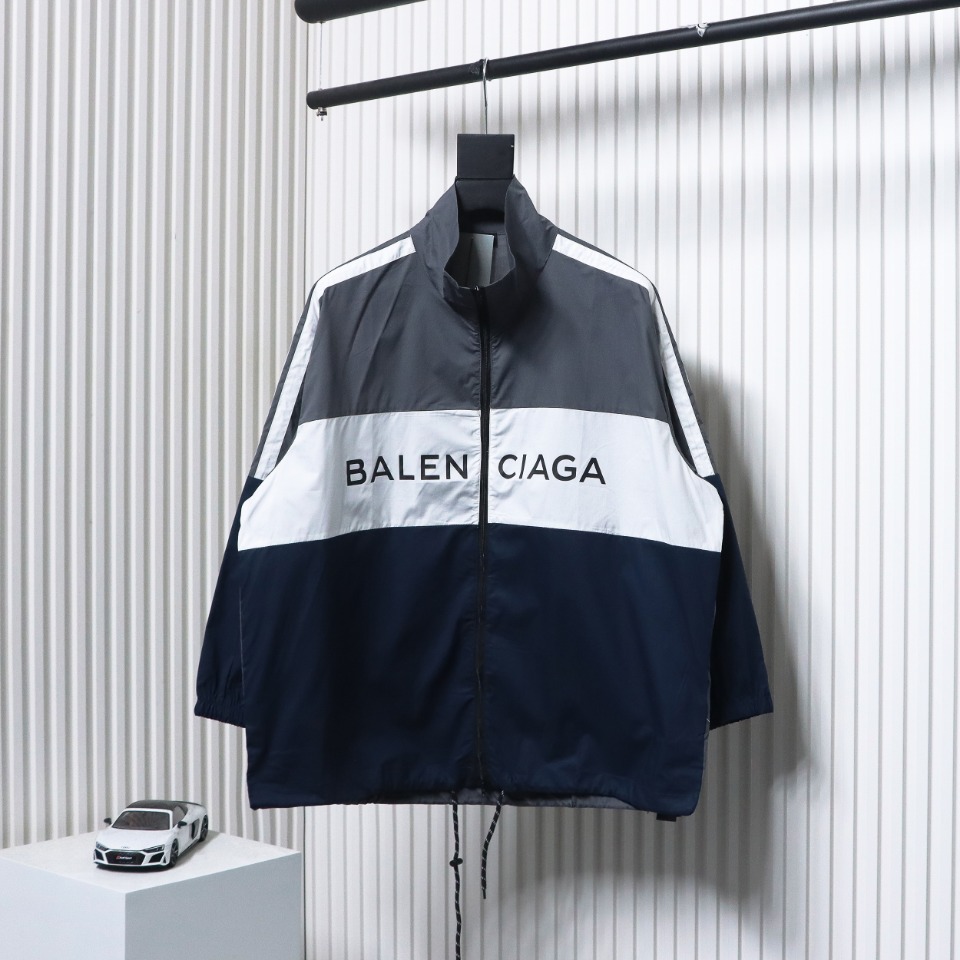 Balenciaga Classic Color Matching Skin Coat