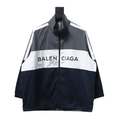 Balenciaga Classic Color Matching Skin Coat 01