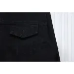 Balenciaga Classic Embroidered Cola Denim Jacket