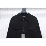 Balenciaga Classic Embroidered Cola Denim Jacket