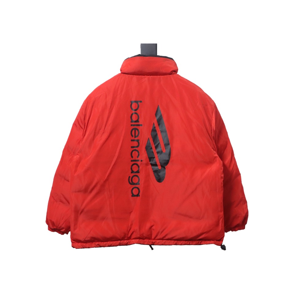 Balenciaga Cocoon Reversible Wide Turtleback Down Jacket