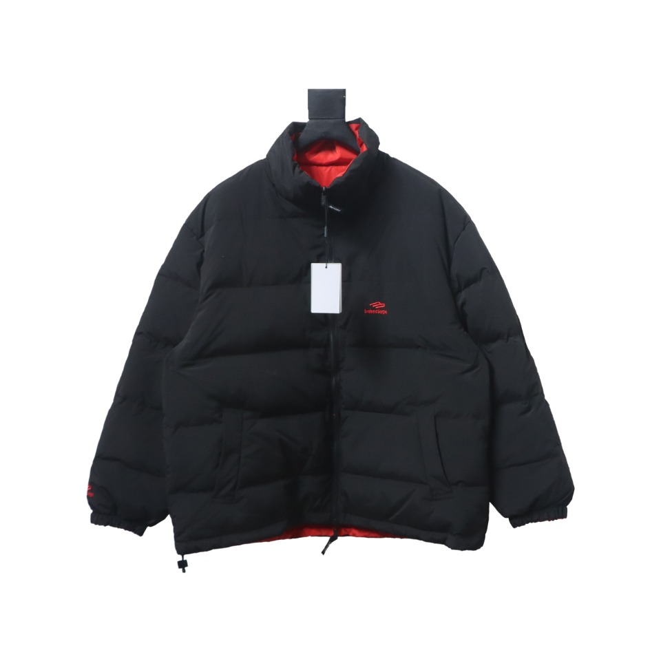Balenciaga Cocoon Reversible Wide Turtleback Down Jacket