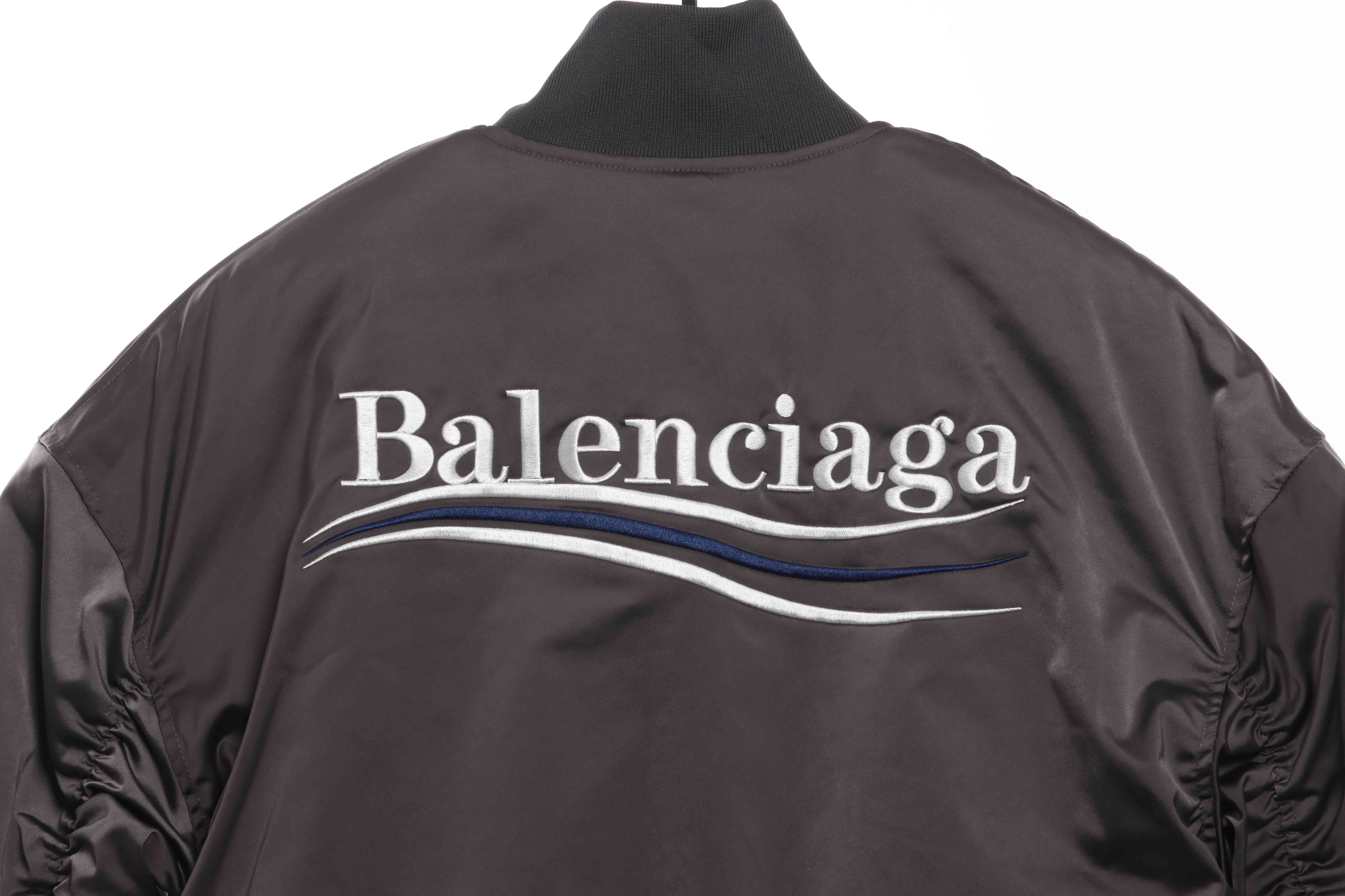 Balenciaga Coke Embroidered Cotton Coat