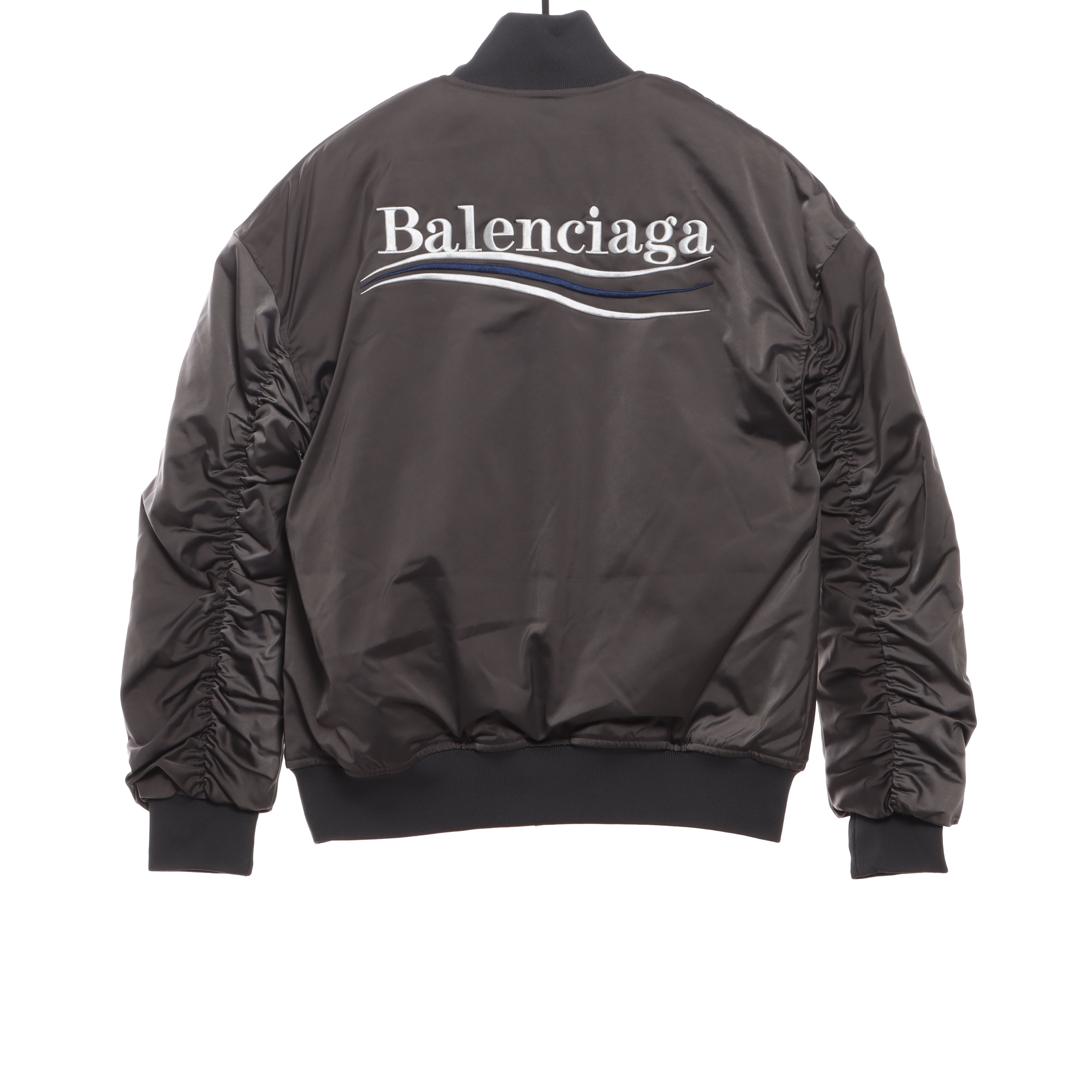 Balenciaga Coke Embroidered Cotton Coat