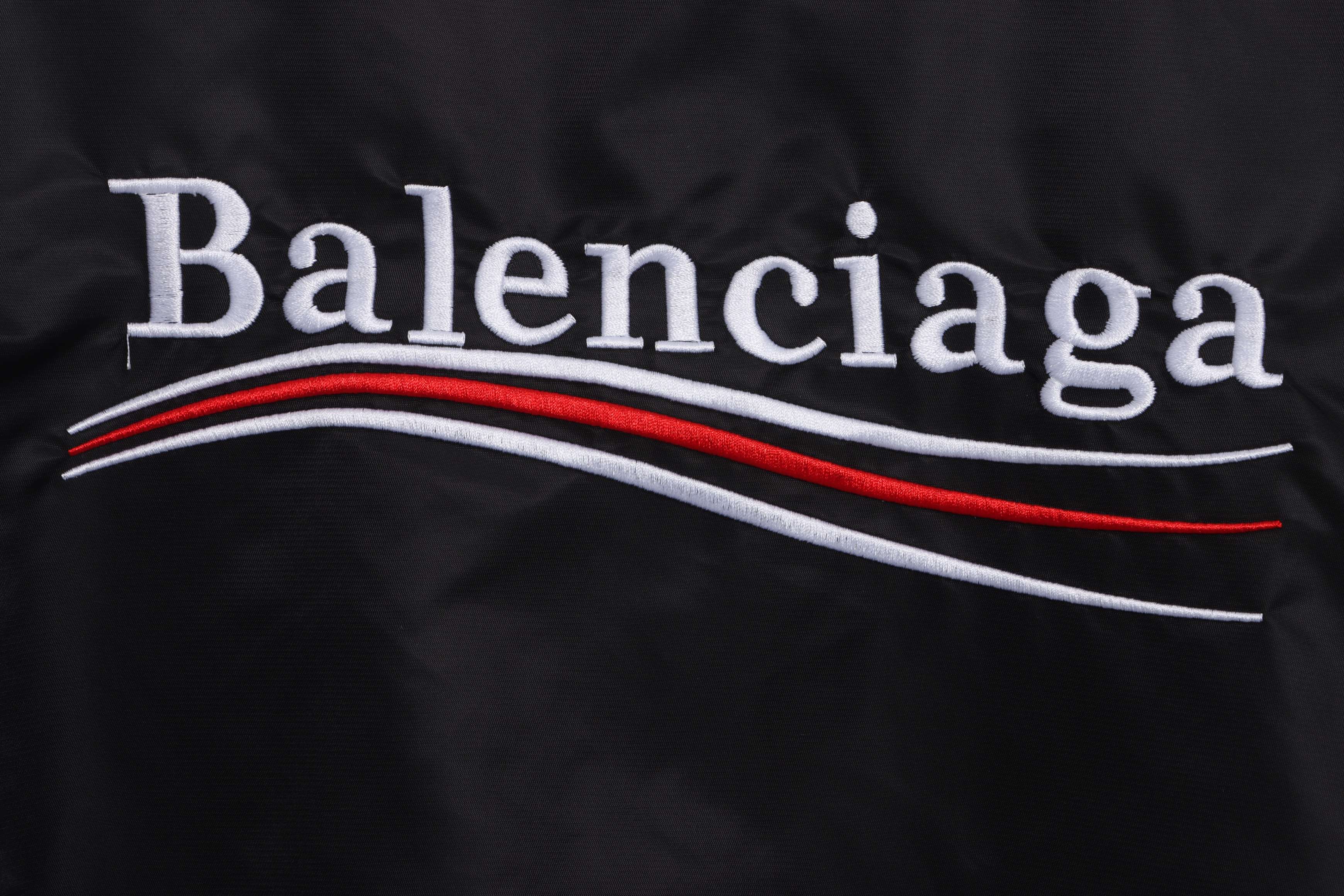 Balenciaga Coke Embroidered Quilted Jacket