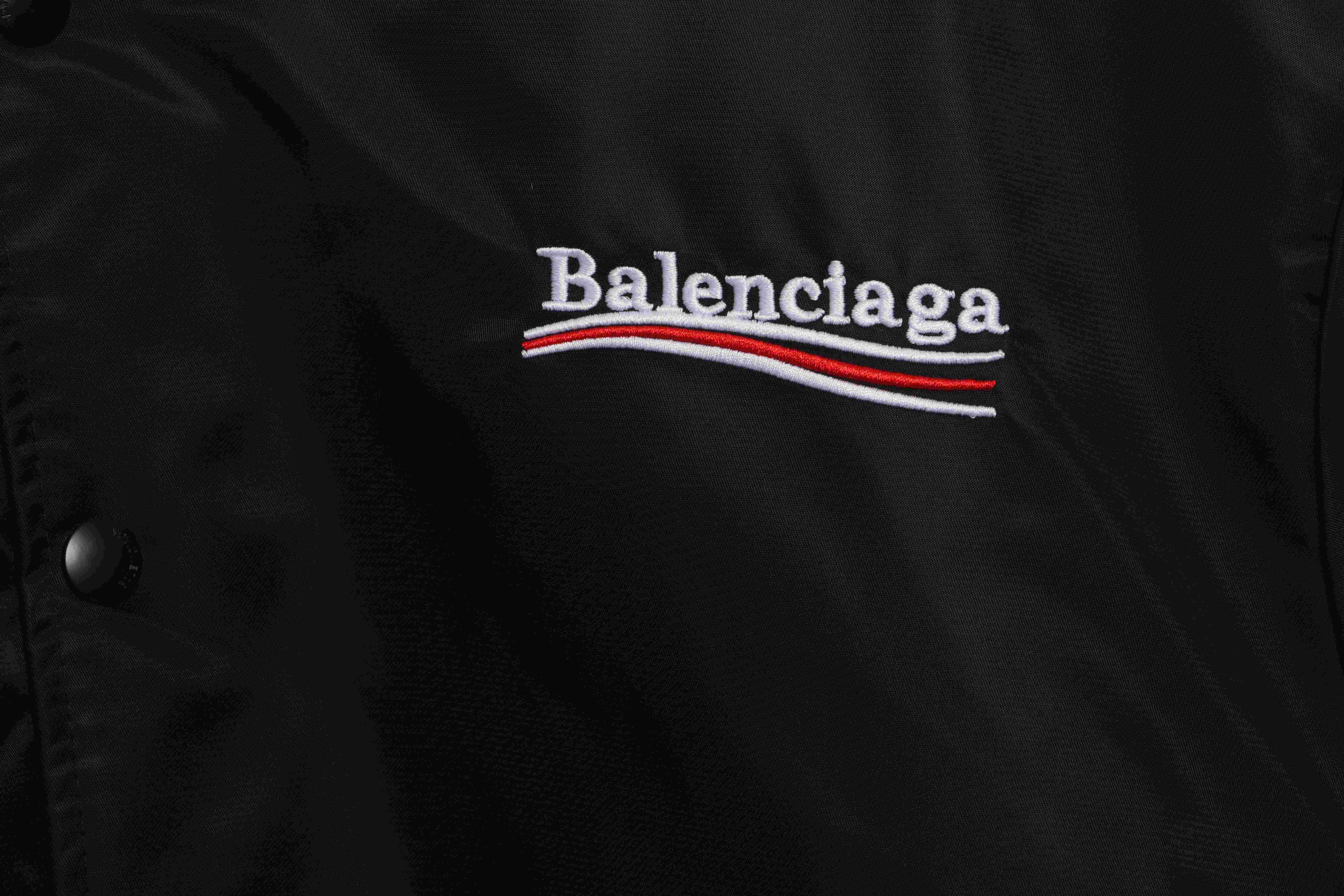 Balenciaga Coke Embroidered Quilted Jacket