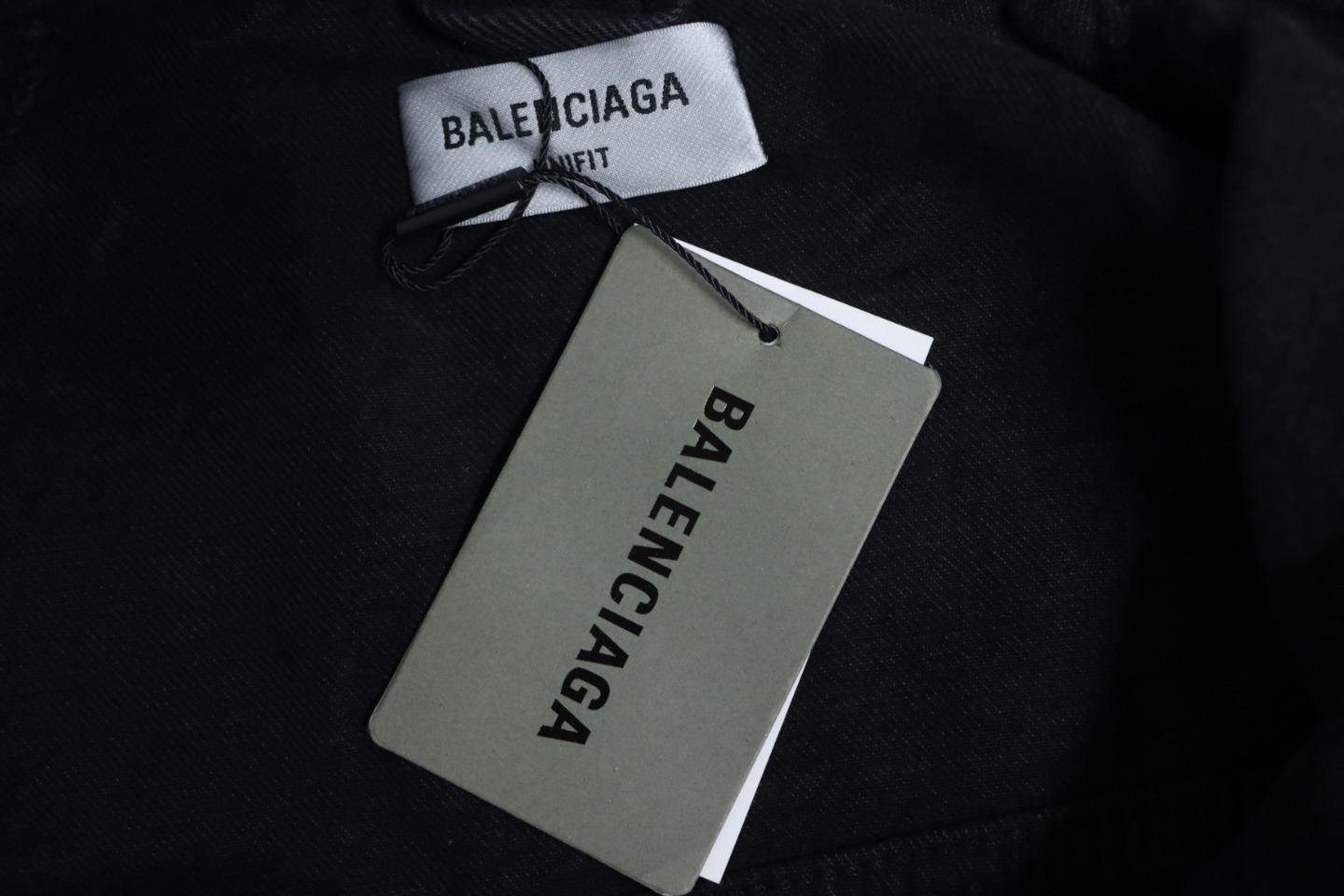 Balenciaga Coke Embroidery And Laminated Letters Denim Jacket For Men and Women