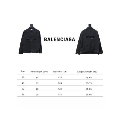 Balenciaga Coke Embroidery And Laminated Letters Denim Jacket For Men and Women 02