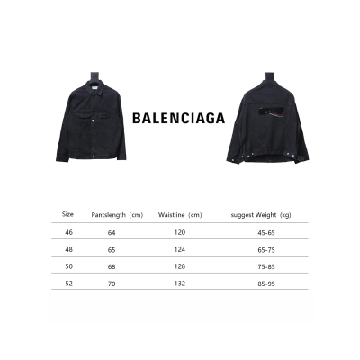 Balenciaga Coke Embroidery And Laminated Letters Denim Jacket For Men and Women 02