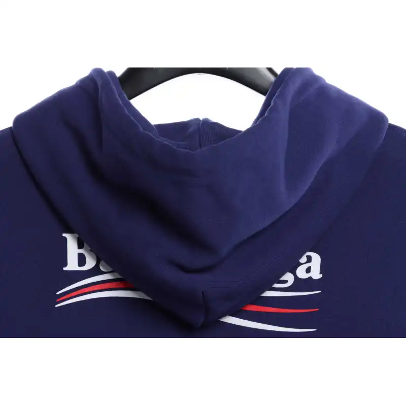 Balenciaga Coke Print Hoodie Dark Blue (Special Offer)