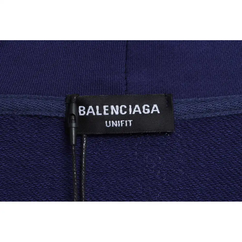 Balenciaga Coke Print Hoodie Dark Blue (Special Offer)